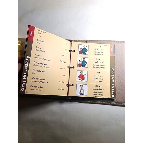 Vintage ACCENT ON IRAQ Language and Culture of Iraq Flashcards Learn Set - Picture 4 of 10